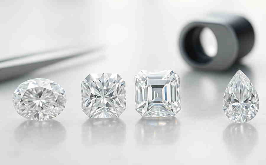 オーバル・プリンセス・エメラルド・ペアのファンシーシェイプ比較